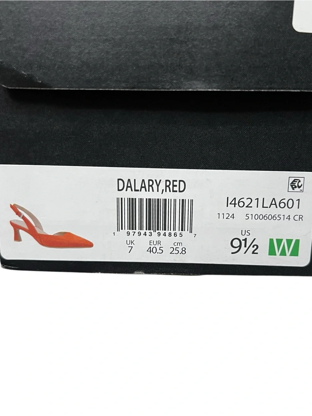 🌻NEW w/box Naturalizer Dalary Slingback Dress Pumps Maserati Red Pointed Size 9